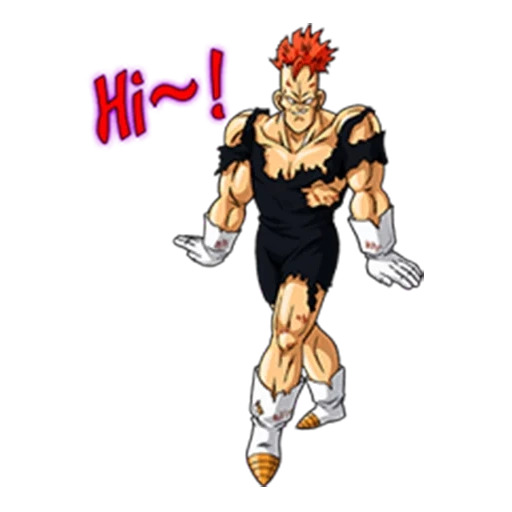 anime, apachai hopachai, dragon ball, recoome dragon ball, dragon ball bp heroes