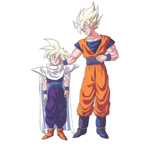 гоку и маленький гохан, драконий жемчуг, goku, драконий жемчуг бп наследие героя, драконий жемчуг супер