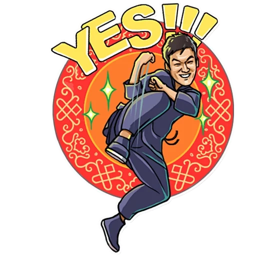 bruce lee, superhero, superhero, bruce lee sticker