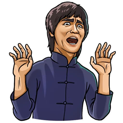 bruce lee, bruce lee meme, bruce lee art, bruce lee sticker