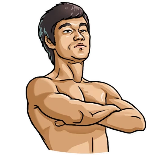 bruce lee, bruce lee clipart