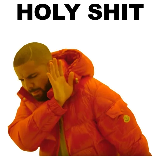 drake, meme drake, meme drake, emoji boy jaket oranye