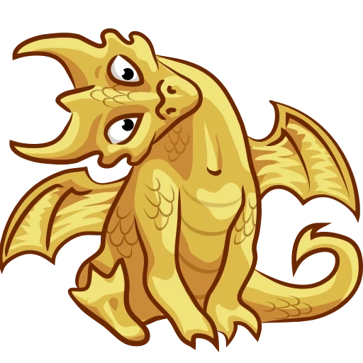 el dragón, continuar, dragón amarillo, dragón dorado