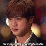 bts jin, boys di bangtan, gene bts piange, kim soo jin ha pianto, kim soo jin è triste