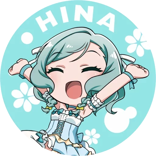 chibi, rêver, hina hikawa chibi, dessins de l'art anime, hina hikawa chibi