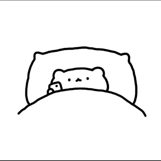 gato, esboços do sono, desenhos fofos, para esboçar fofo, desenhos adoráveis esboços