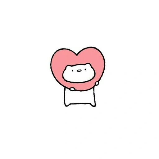 love, kawaii, heart, cute drawings