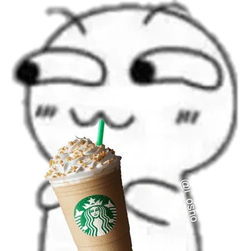 screenshots, das memetische gesicht, niedliche meme, skizzenmeme, kavai coffee starbucks