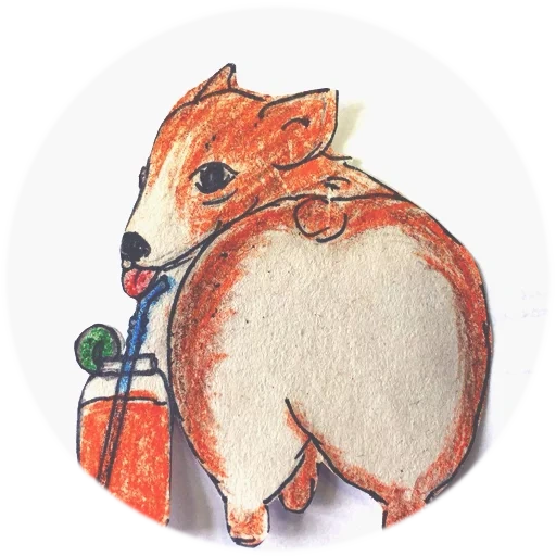 the fox, das muster des fuchses, das fuchsmuster, aquarell des fuchses, illustration of the fox