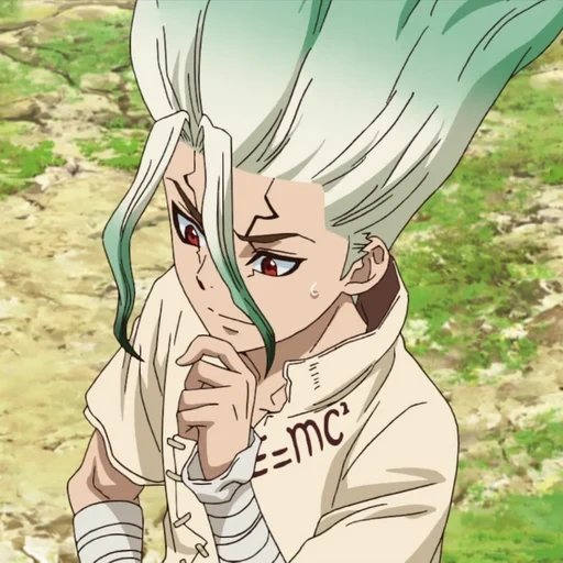 dr stone, dr stone senka, hamura dr stone, dr stone episode 7, dr stone characters