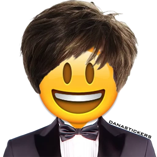 paquet, emoji, emoji sourit