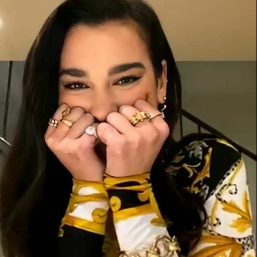 young woman, woman, famous singers, the woman is beautiful, dua lipa elton john