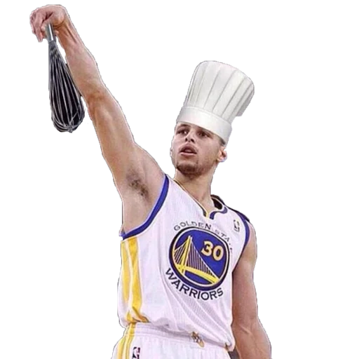 curry chef, chef curry, stephen curry, clay thompson white background, stephen curry full height