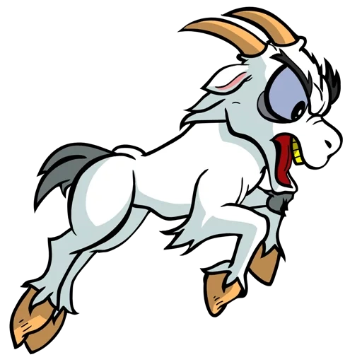cabras, cabras de cleveland, dibuja una cabra, cabras de dibujos animados, cabras de dibujos animados malvadas
