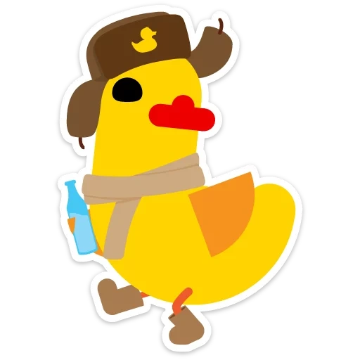 pato, pato, pato, pato park, adesivo de pato