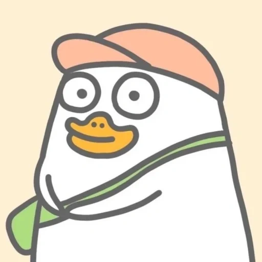 heno, lu lu duck, ilustración de pato, facebook, código qr