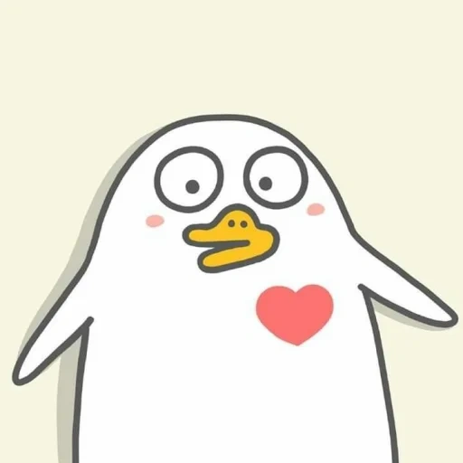 cute drawings, duck, kai duck, twitter, yandex.music