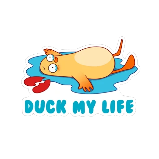 cat, dickie, logue duck, diggie dog, duck logo