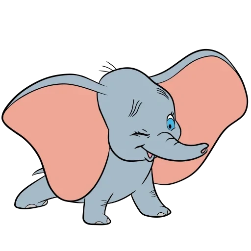 dumbo, gajah dumbo, dumbo sedang tidur, dumbo