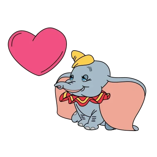 dambo, personagens da disney dambo, caracteres de elefante dambo, heroes of the cartoon elephant dambo