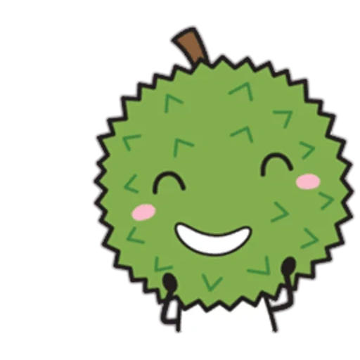 cacto, durian, clipart, fruta durian, pinca de shadow frut king