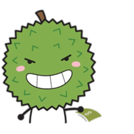 durian, clipart, monstro de cima, monstros de desenho animado, pinca de shadow frut king