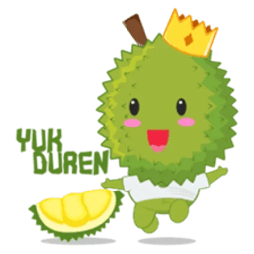 durian, king fruits, фрукт дуриан, durian fruit, дуриан эмодзи