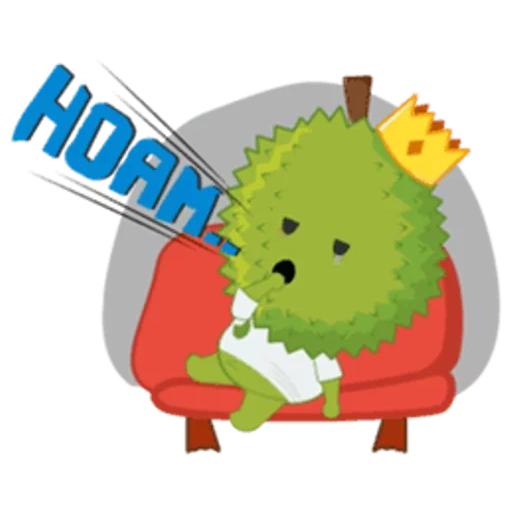 cactus, cactus mignon, emoji durian, personnage de cactus, cactus de dessin animé