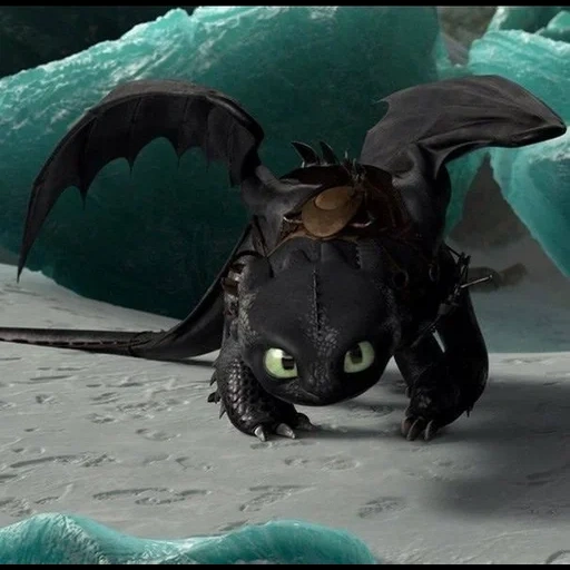 furia é um desdentado, bezbik monster, nightless night furia, vire o dragão desdentado de dentes, monstro banguela desdiantada monstro