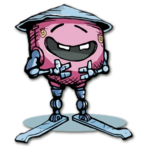 no, character, cartoon robot, no background game sticker