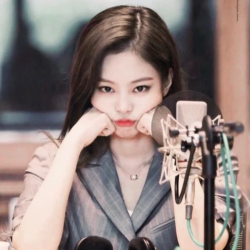 telefon, schwarzrosa, jenny kim, blackpink jennie, foto des telefons