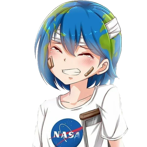 земля чан, земля тян, earth chan, земля чан аниме, земля чан ахегао