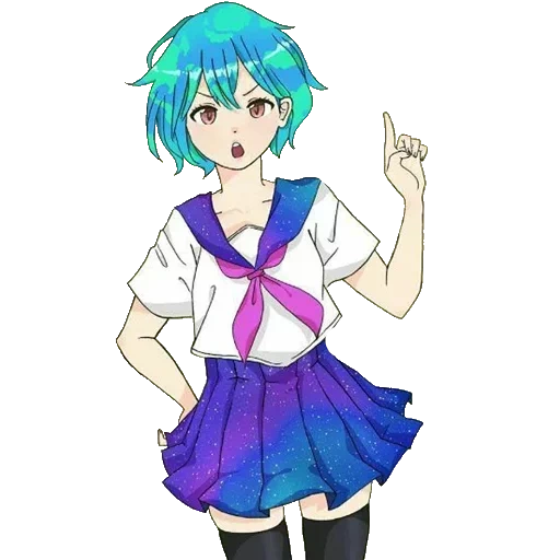 cubo de tierra, earth chan, fondo de chica de animación, tathagata crece a toda velocidad, cubo de tierra i'mnot flat