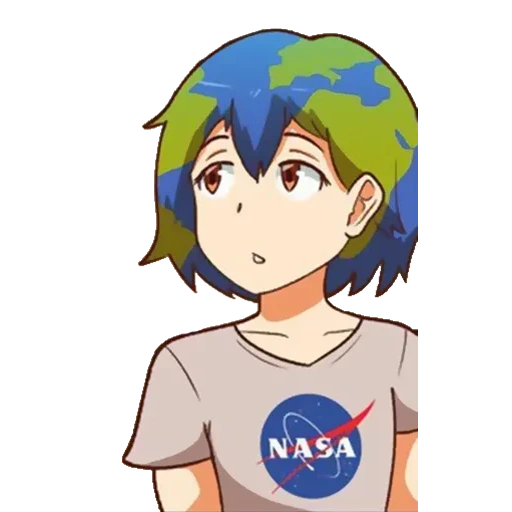 земля чан, земля тян, earth chan, земля чан аниме, земля чан ахегао