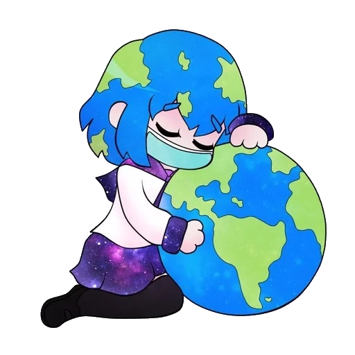 vat of soil, heaven and earth, earth chan, land zen animation, planet earth animation