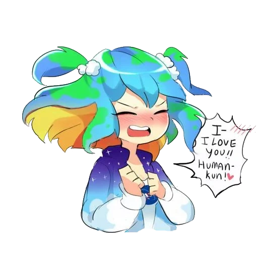 uranus, the bottle of the earth, earth chan, anime humanisierung, tian humanisiertes land