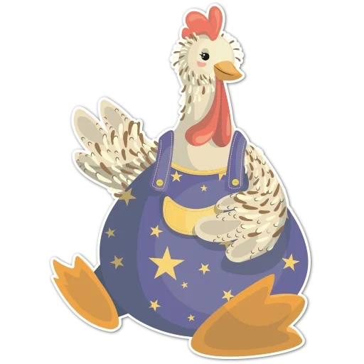 illustration d'ondulation de poulet