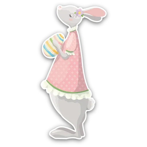 petit lapin, lapin rose, lapin confortable, ciseaux de lapin