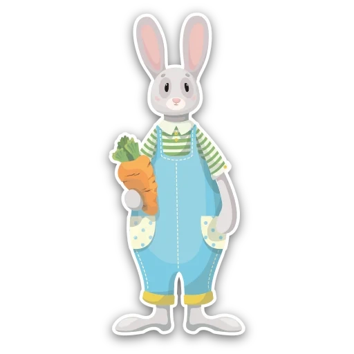 hase, bunny mtv, das kaninchen ist linear, lefard 787-196 abbildung ostern kaninchen