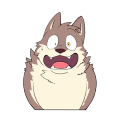 fox, anime, character cat, character illustration