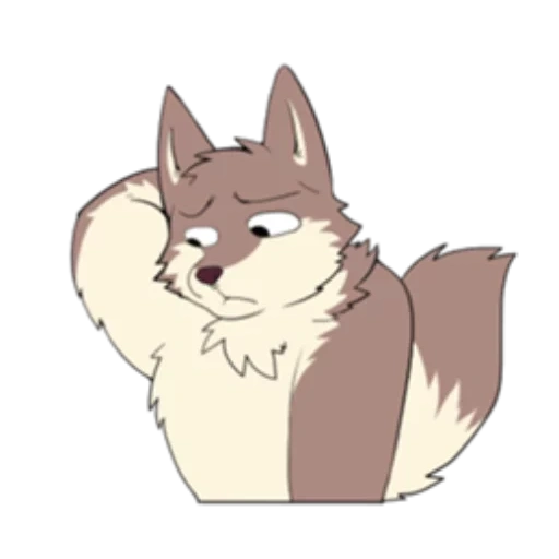 fox, anime, cat raccoon, furry fox, character illustration