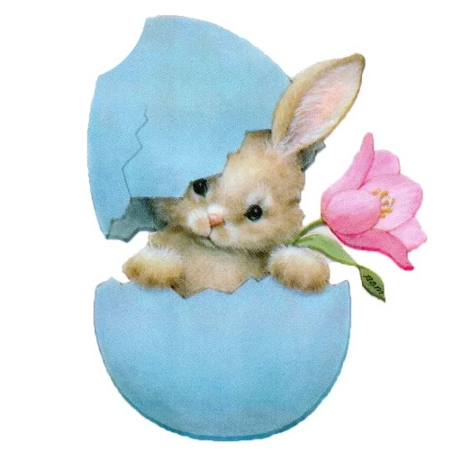 lapin de pâques, motifs mignons d'animaux, les motifs animaux sont mignons, petit lapin aux œufs de pâques, carte postale du lapin de pâques