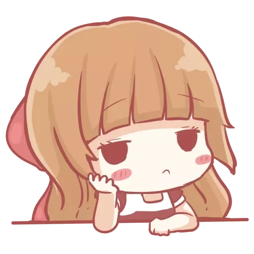 chibi, figura, chibi é fofo, menina anime, imagem de anime