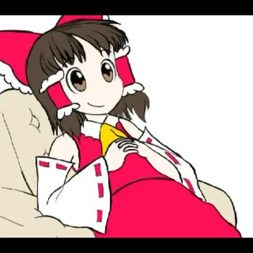 reimu touhou, reimu hakurei, touhou project, рейму хакурей мем, рейму хакурей чиби