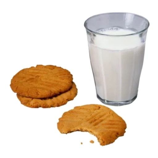 glass milk, milk and cookies, стакан молока печеньем