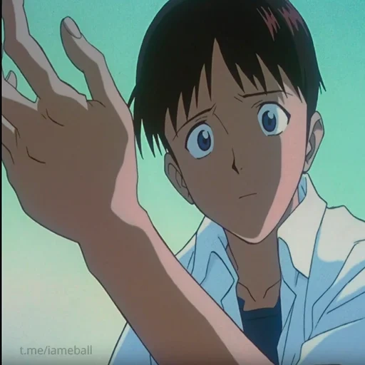 icari shinji, cartoon characters, cartoon gospel, icari's real hand, icari the gospel of truth 3.33