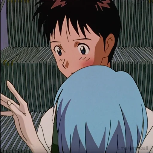 animação, personagem de anime, evangelhos de quadrinhos, evangelion shinji, evangelho 1995