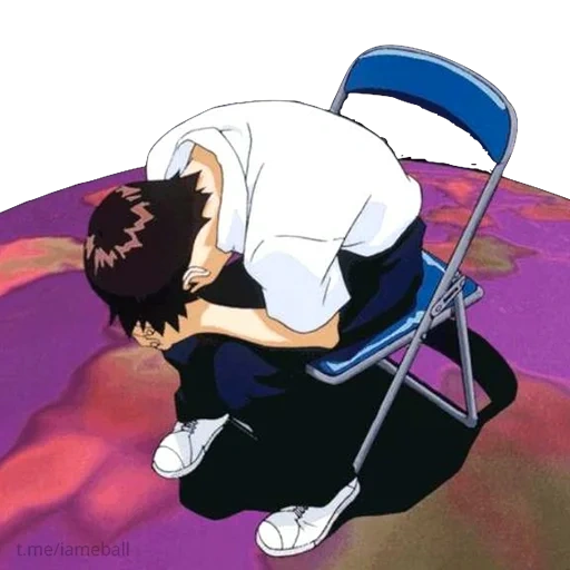 evangelis, shinji ikari, kursi asli shinji, shinji chair gospel, injil shinji icari