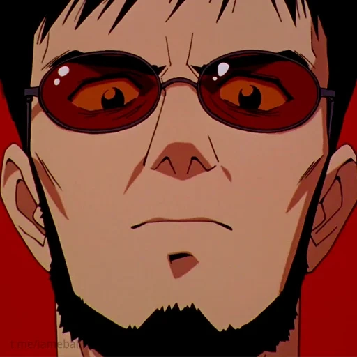 evangelio, gendo ikari, gando ikari, shinji ikari, evangelion death rebirth cartoon 1997