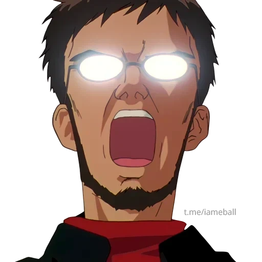 gendo, orang, gendo ikari, injil anime, gendo ikari adam